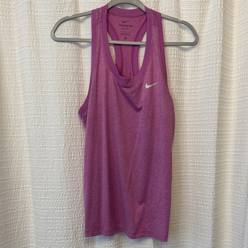 Nike Women's Pink Racerback Tank Top